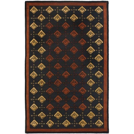 Safavieh 6 x 6 ft. Square Contemporary Soho Beige and Ivory Hand Tufted Rug SOH793A-6SQ